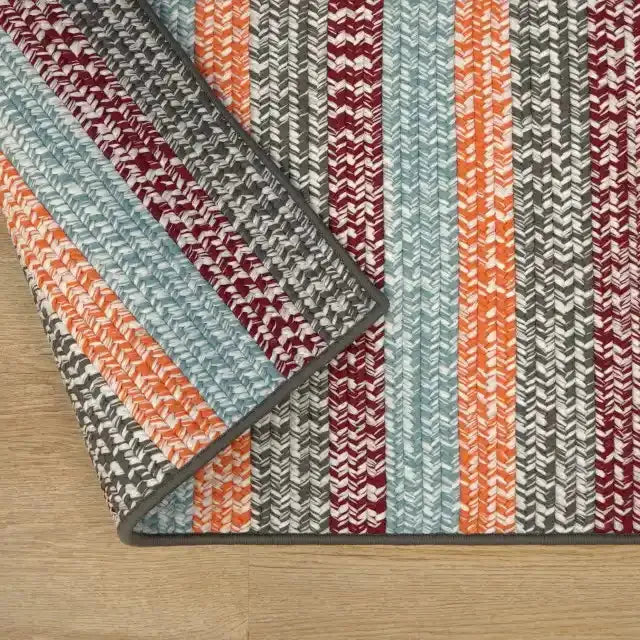 Baily Tweed Stripe Runner Outdoor Rugs-Outdoor Rugs-Colonial Mills-LOOMLAN