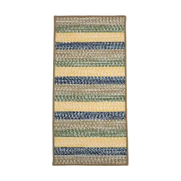 Baily Tweed Stripe Runner Outdoor Rugs-Outdoor Rugs-Colonial Mills-Daybreak-30" x 5'-LOOMLAN