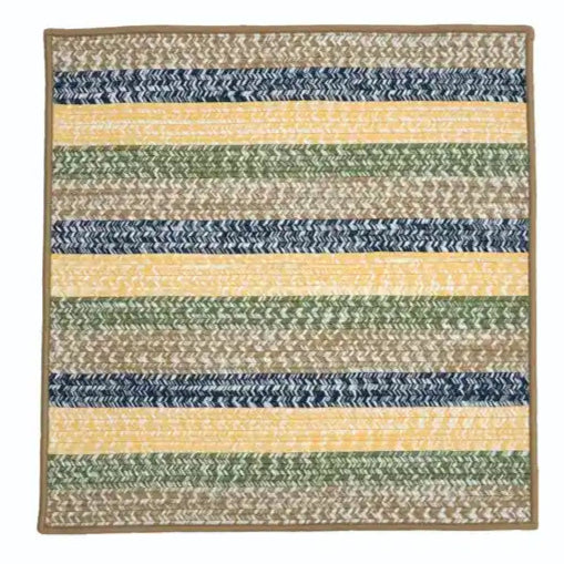 Baily Tweed Stripe Square Outdoor Rugs