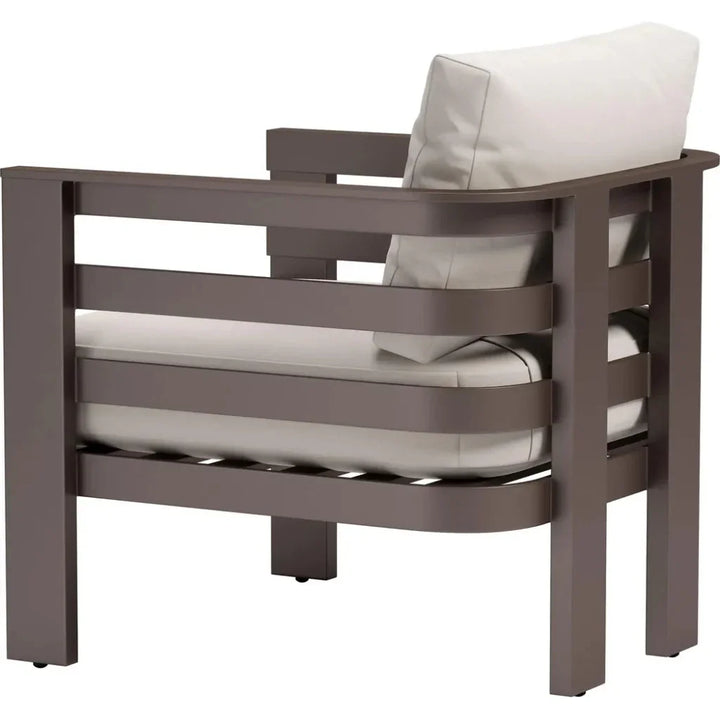 Bal Harbor White Arm Chair-Outdoor Accent Chairs-Zuo Modern-LOOMLAN