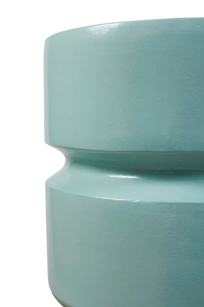 Balance Ceramic Armless Patio Stool-Garden Stools-Seasonal Living-LOOMLAN