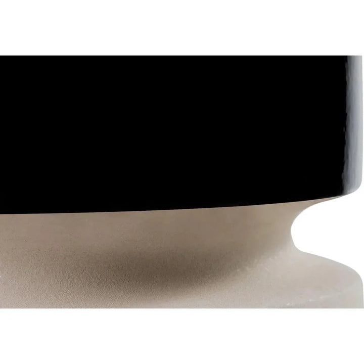 Balance Garden Stool 16" - Black Outdoor End Table-Garden Stools-Seasonal Living-LOOMLAN