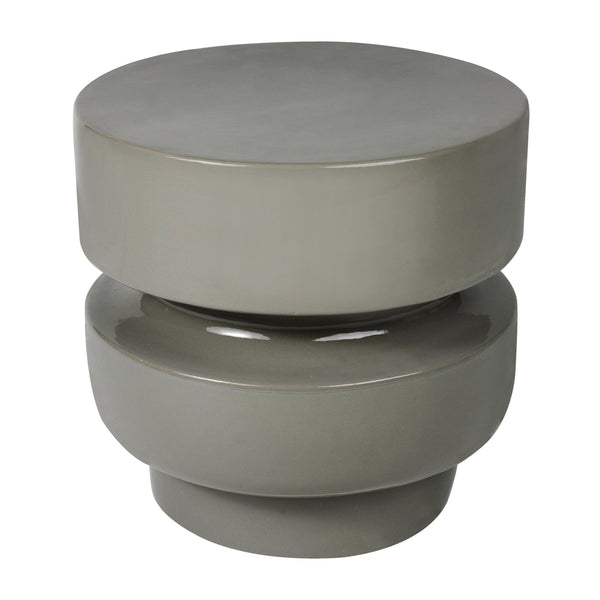 Balance Stool/Accent Table 16" - Grey Outdoor End Table-Outdoor Stools-Seasonal Living-LOOMLAN