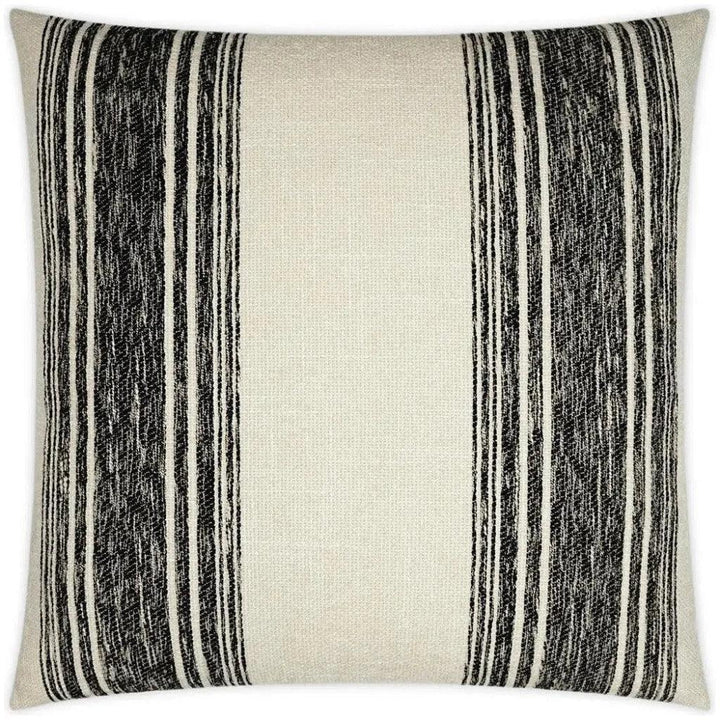Balboa Black Stripes Black Large Throw Pillow Insert - LOOMLAN - D.V. Kap - Throw Pillows