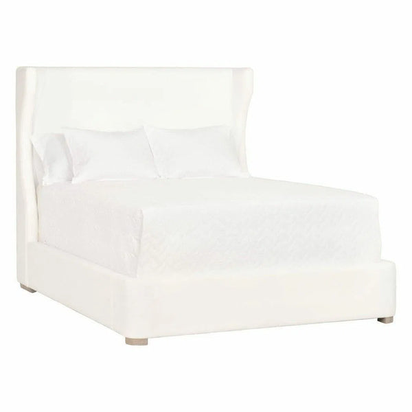Balboa Livesmart Upholstered White Standard King Bed Frame Beds LOOMLAN By Essentials For Living