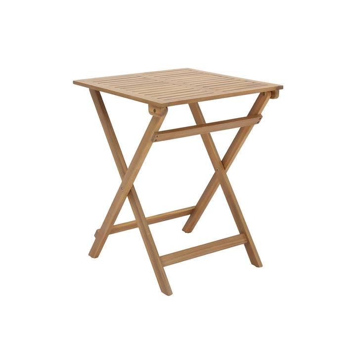 Balcony Wooden Foldable Outdoor Bistro Set-Outdoor Bistro Sets-LH Imports-LOOMLAN