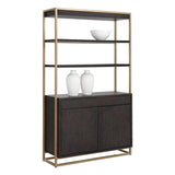 Baldessara Wine Cabinet Solid & Steel Frame