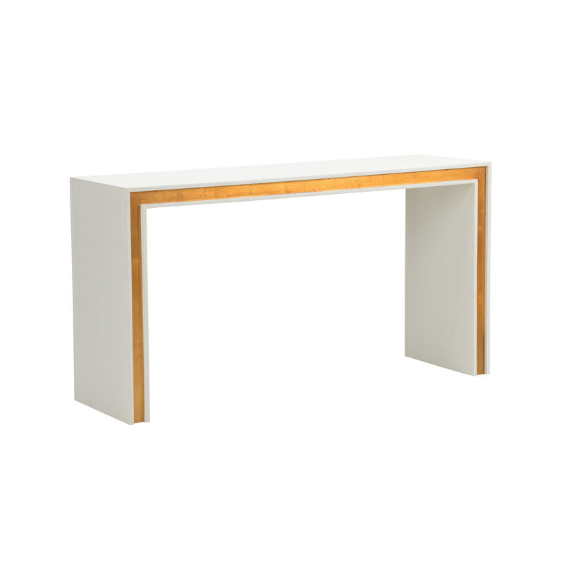 Baldwin Rectangular Console Table-Console Tables-Chelsea House-White-LOOMLAN