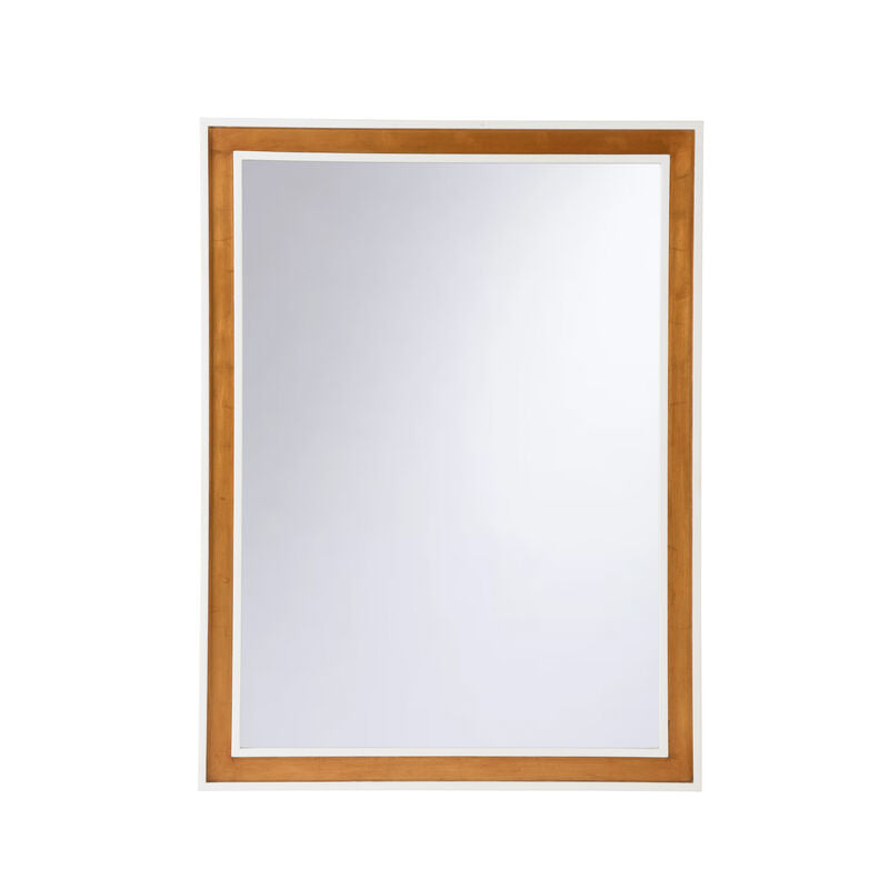 Baldwin Traditional Wall Mirror-Wall Mirrors-Chelsea House-White-LOOMLAN