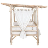 Bali Teak Cabana Daybed for Outdoor Living - Large