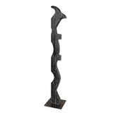 Balper Cinder Black Sculpture-Statues & Sculptures-Noir-LOOMLAN