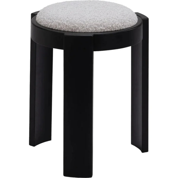 Banjul Wood Misty Gray Ottoman - LOOMLAN - Zuo Modern - Ottomans