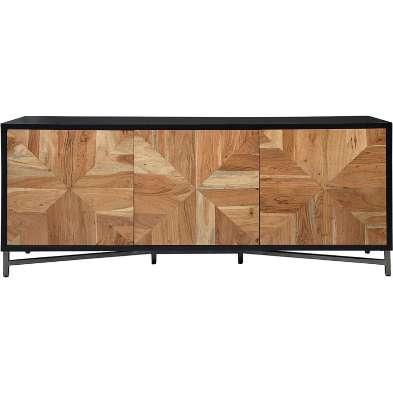 Banks Eye-catchyWooden Black Sideboard