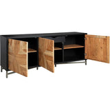 Banks Eye-catchyWooden Black Sideboard