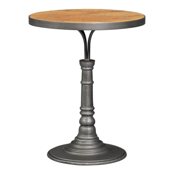 Banner House Aluminum Base Round Side Table