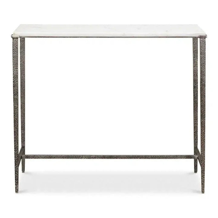 Banswara Console Table White Marble - LOOMLAN - Sarreid - Console Tables