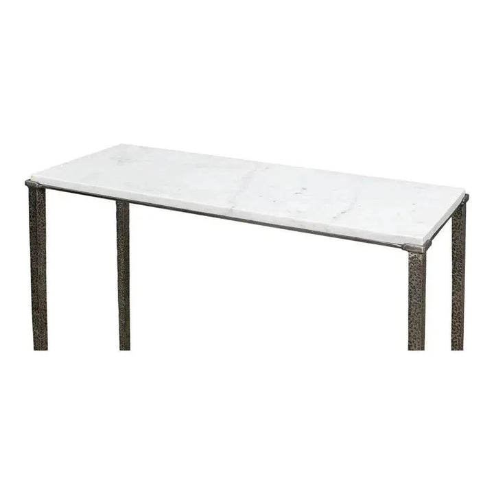 Banswara Console Table White Marble - LOOMLAN - Sarreid - Console Tables