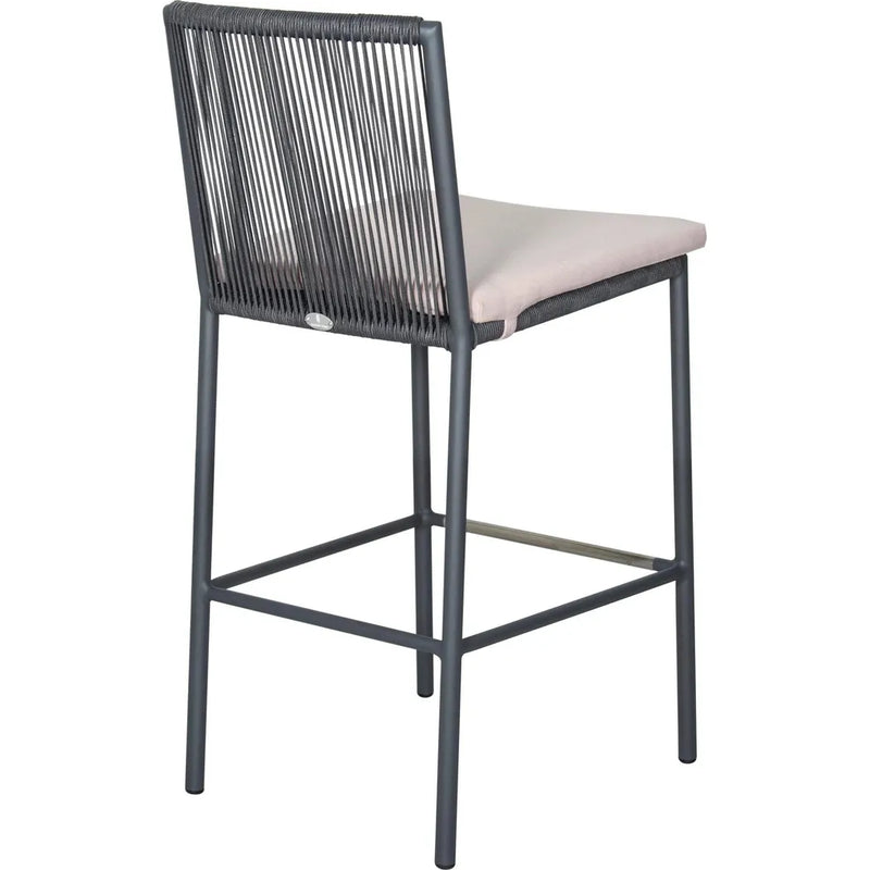 Bar Chair Set of Two - Grey Outdoor