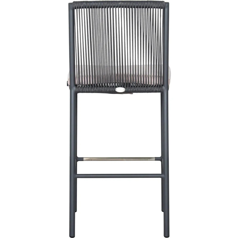 Bar Chair Set of Two - Grey Outdoor