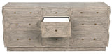 Baram Wood Distressed Grey Dresser-Dressers-Noir-LOOMLAN