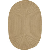 Barataria Handcrafted Oval Outdoor Rugs-Outdoor Rugs-Colonial Mills-Sand-6' x 9'-LOOMLAN