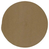 Barataria Handcrafted Round Outdoor Rugs-Outdoor Rugs-Colonial Mills-Cafe-5' x 5'-LOOMLAN