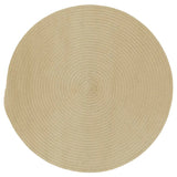 Barataria Handcrafted Round Outdoor Rugs-Outdoor Rugs-Colonial Mills-Linen-5' x 5'-LOOMLAN