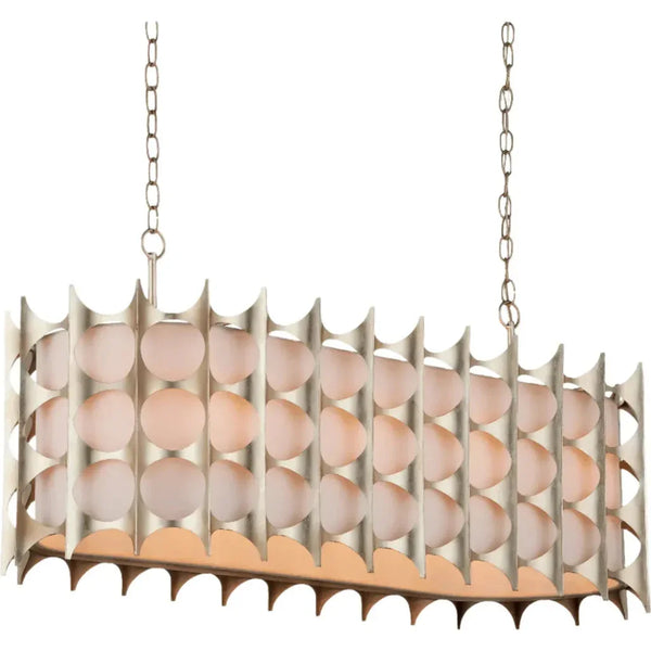 Bardi Oval Chandelier - LOOMLAN - Currey & Co - Chandeliers