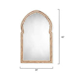 Bardot Large Bone & Wood Mirror