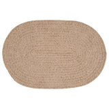 Barefoot Durable Oval Bath Rugs-Area Rugs-Colonial Mills-Sand-1'5" x 2'3"-LOOMLAN