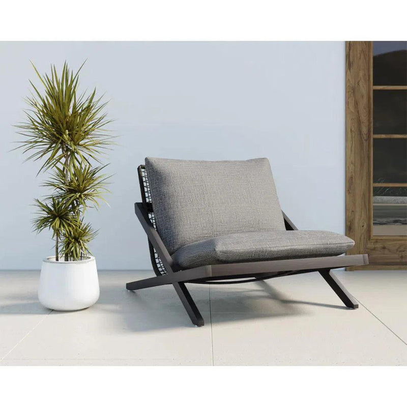 Bari Fabric Outdoor Lounge Chair-Outdoor Lounge Chairs-SUNPAN-LOOMLAN