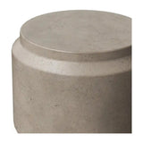 Barrel Concrete Made Stylish Outdoor Stool-Garden Stools-Urbia-LOOMLAN