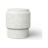 Barrel Concrete Made Stylish Outdoor Stool-Garden Stools-Urbia-LOOMLAN