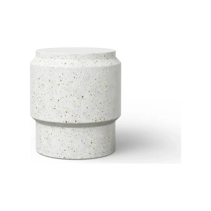 Barrel Concrete Made Stylish Outdoor Stool-Garden Stools-Urbia-LOOMLAN