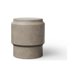 Barrel Concrete Made Stylish Outdoor Stool-Garden Stools-Urbia-LOOMLAN