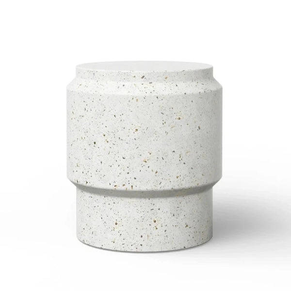 Barrel Concrete Made Stylish Outdoor Stool