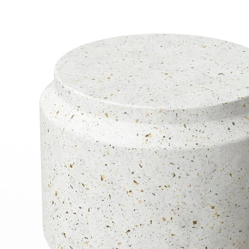 Barrel Concrete Made Stylish Outdoor Stool