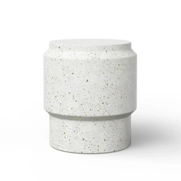 Barrel Concrete Made Stylish Outdoor Stool