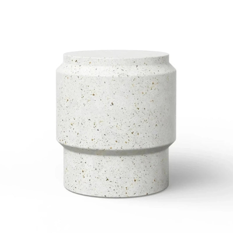 Barrel Concrete Made Stylish Outdoor Stool