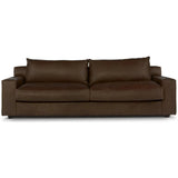 Barrett Ethical Custom Made 2 Cushion Leather Sofa Sofas & Loveseats LOOMLAN By One For Victory