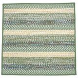 Barrett Stripe Square Outdoor Rugs-Outdoor Rugs-Colonial Mills-Green Lantern-3' x 3'-LOOMLAN