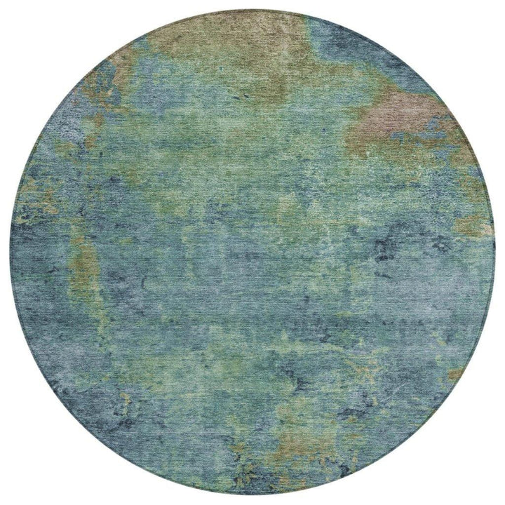 Barzane Blue Washable Indoor - Outdoor Rug - LOOMLAN - LOOMLAN Rugs - Outdoor Rugs