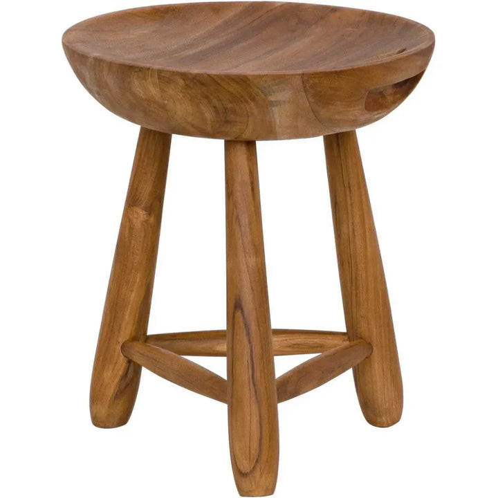 Basel Accent Stool - LOOMLAN - Noir - Poufs and Stools