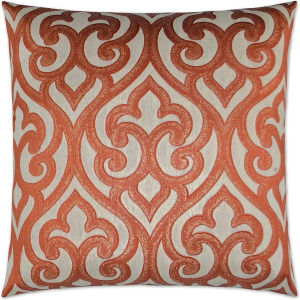 Bastia Red Throw Pillow With Insert