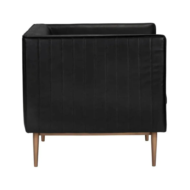 Batavia Leather Bold Armchair - LOOMLAN - SUNPAN - Club Chairs