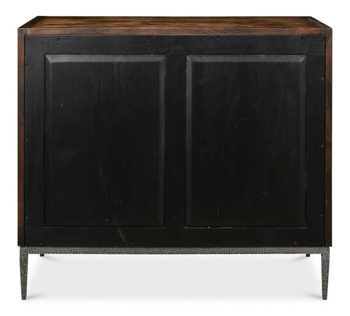 Bauhaus Three Drawer Wood Chest - LOOMLAN - Sarreid - Chests