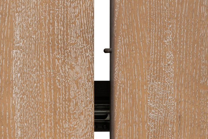 Bauhaus Wooden Extendable Dining Table-Dining Tables-Sarreid-LOOMLAN