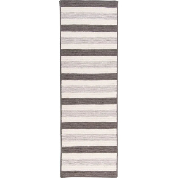 Bayamo Runner Outdoor Rugs-Outdoor Rugs-Colonial Mills-Gray-2' x 4'-LOOMLAN