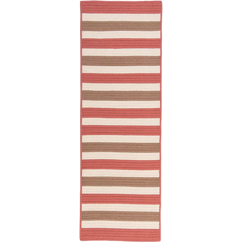 Bayamo Runner Outdoor Rugs-Outdoor Rugs-Colonial Mills-Red-2' x 4'-LOOMLAN