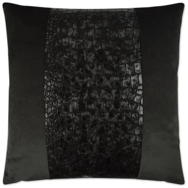 Bayou Charcoal Black Throw Pillow Insert - LOOMLAN - D.V. Kap - Throw Pillows